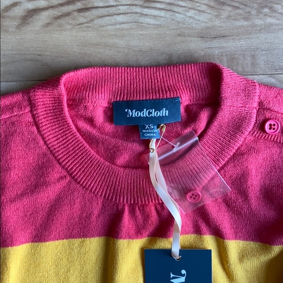 Modcloth Multicolored stripes Pullover Sweater - Picture 6 of 9